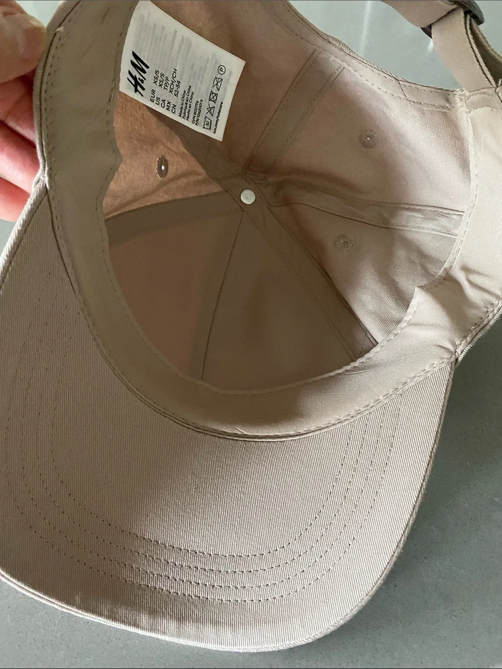 Beige Taupe Nude Baseball Cap Women’s XS/S Zara Mango H&M